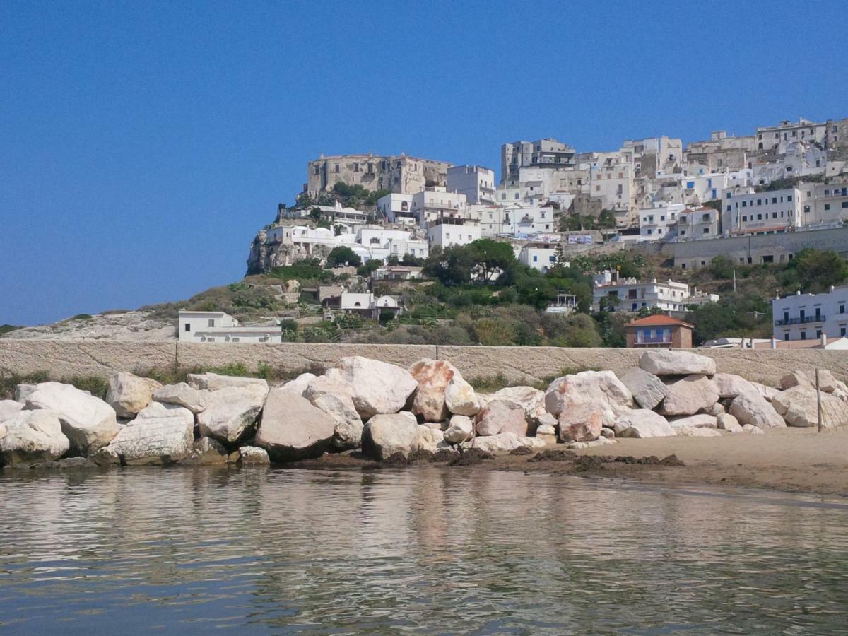 Blu Marine Casa A 10Mt Dalla Spiaggia Peschici Exteriör bild